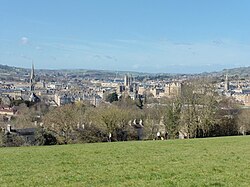 View from Bath Skyline walk near Bathwick Hill - geograph.org.uk - 4877693